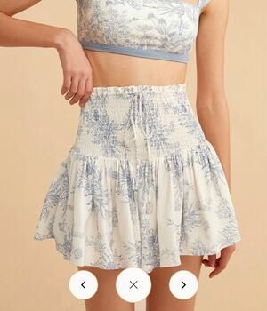 Visual Mood GRACE Shirred Skort size L